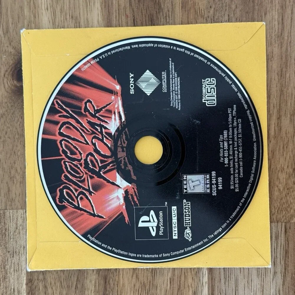 Bloody Roar‎ (Sony PlayStation 1, 1998) PS1 - Non Tested